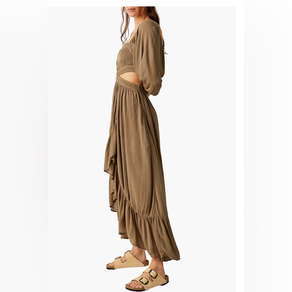 Free People Cross My Heart Cutout Maxi Dress - Picture 3 of 7